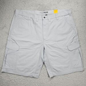 Carhartt Shorts Mens 44 Gray Force Relaxed Fit Ripstop Cargo Quick Dry NEW